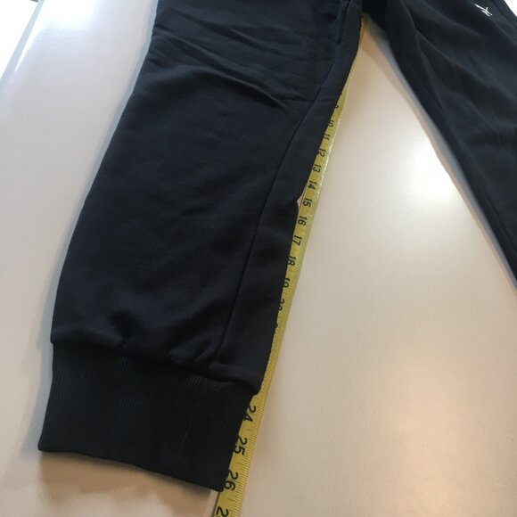 Puma Jogger Sweatpants Mens Large Black Pockets Pull On Athleisure Athletic - Picture 8 of 9